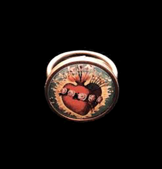 ANELLI | Sacro/Gaudium/Blessed | Anello regolabile con porcellana