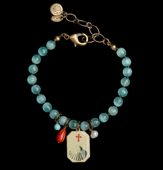 BRACCIALI | Di Sirene e Marinai | Bracciale quarzo azzurro
