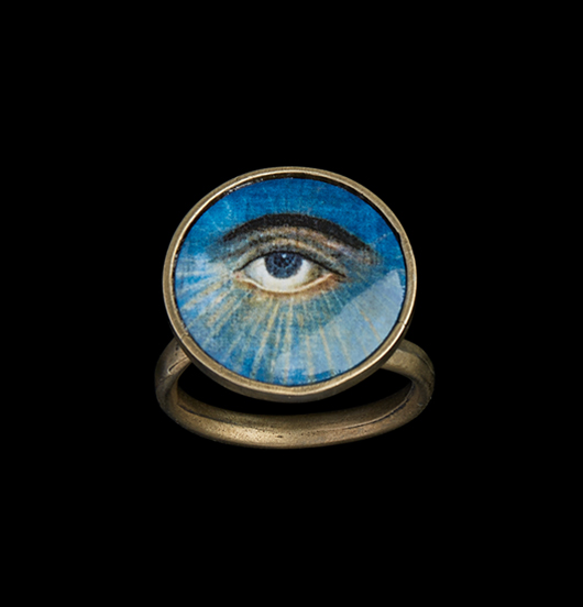 ANELLI | Arcani celesti | Anello con porcellana