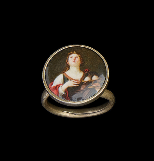 ANELLI | Sacrarium | Anello con porcellana