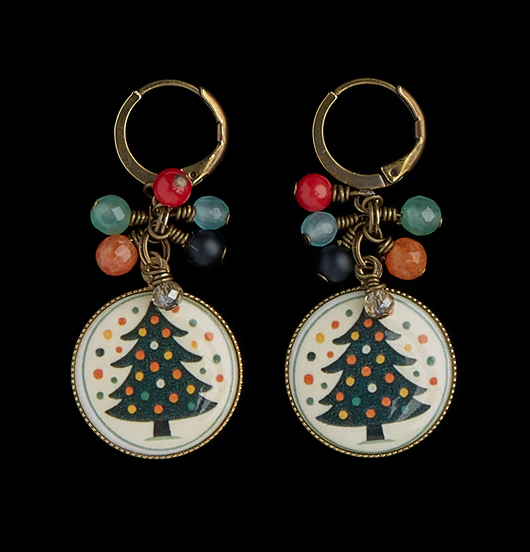 ORECCHINI | Cortina  | Orecchini con porcellana