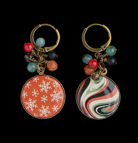 ORECCHINI | Cortina  | Orecchini con porcellana