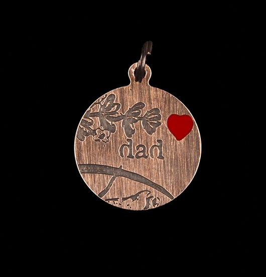 little charm dedicated to your dad, Father's Day, gift for dad, gift for son