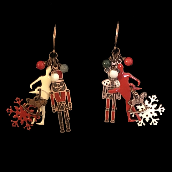 Earrings dedicated to Christmas